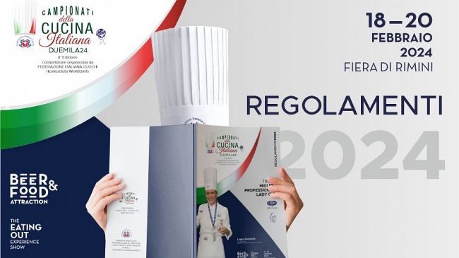L'Istituto 'Florio' di Erice ai Campionati della Cucina Italiana dal 18 al 20 febbraio alla Fiera di Rimini