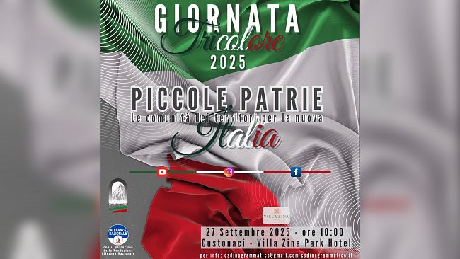 Custonaci, sabato 27 settembre si celebra  la tradizionale «Giornata Tricolore»