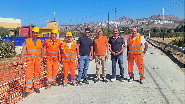 ​Custonaci. Avviata manutenzione straordinaria sulla SP 16