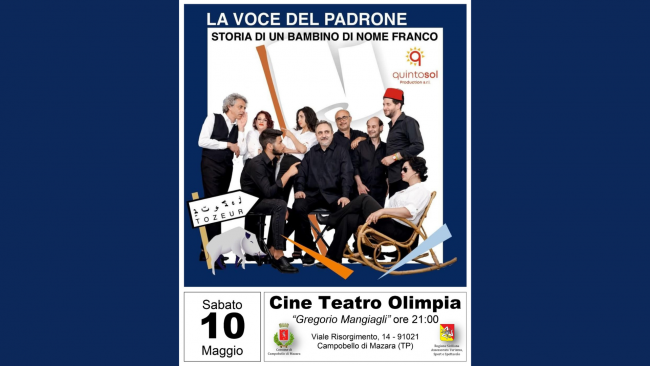 Campobello, il 10 maggio lo spettacolo dedicato a Battiato