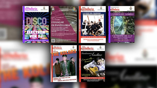 Pantelleria, gli eventi di settembre