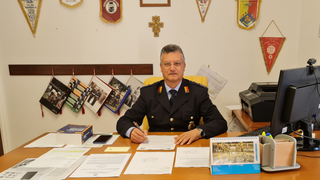 Vincenzo Adamo, nuovo comandante della PM