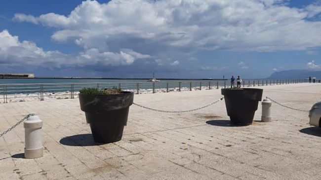 Castellammare: Ripristino piazza danneggiata