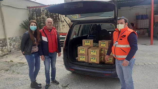 Partanna, una donazione come messaggio di speranza