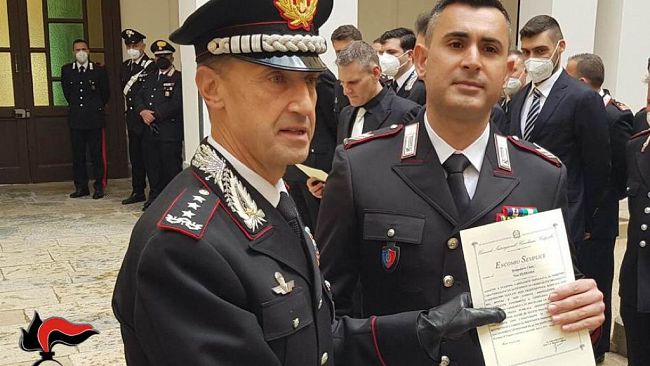 Carabinieri: Il Generale Galletta in visita a Trapani