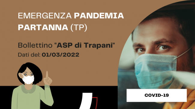 Covid-19, bollettino ASP TP del 1° marzo 2022