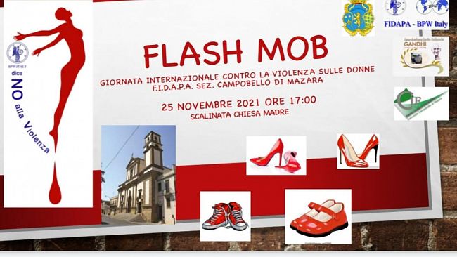 Campobello, Flash Mob per dire no alla violenza sulle donne