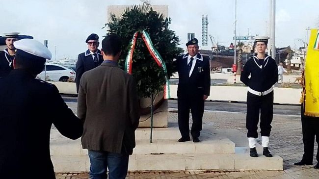 Mazara, stamani cerimonia in memoria dei marinai scomparsi in mare