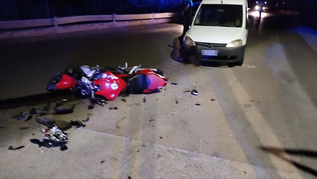 Macari, incidente nel tardo pomeriggio: un ferito
