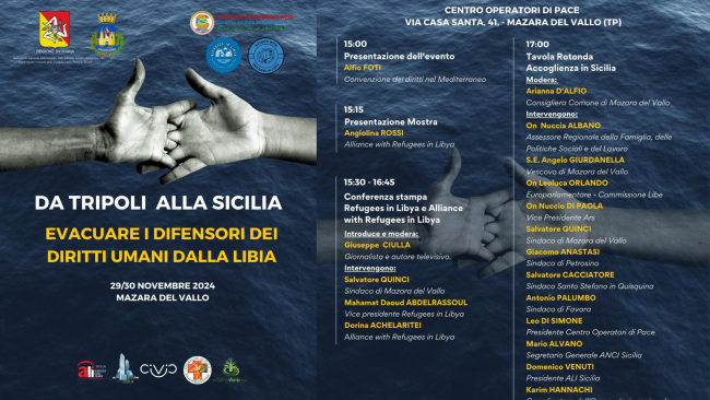 Mazara, oggi e domani  l'incontro 