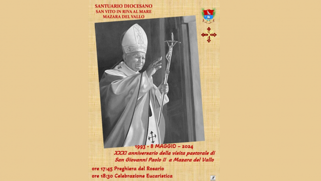 Trentuno anni fa la visita del Santo Papa Giovanni Paolo II a Mazara del Vallo