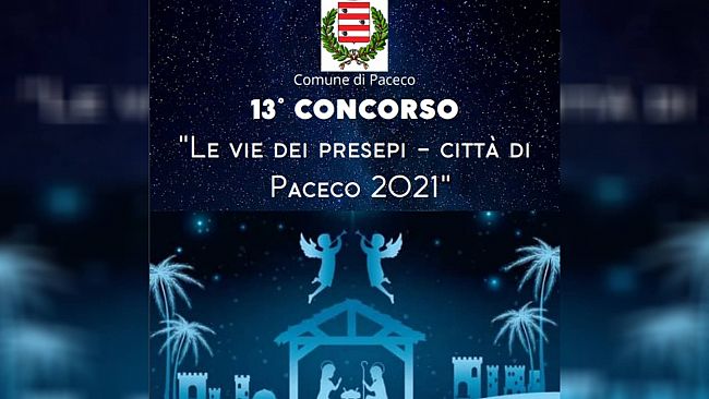 Avviato il 13° “Concorso Presepi Città di Paceco Natale 2021”