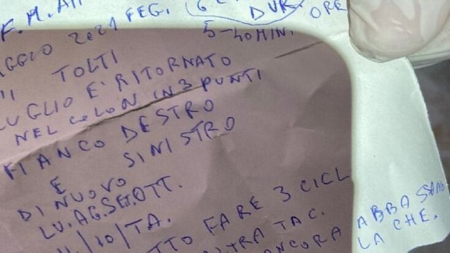 Il pizzino nascosto nella sedia ha rivelato la malattia di Messina Denaro