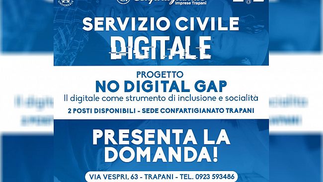 Confartigianato Imprese Trapani avvia il Servizio Civile