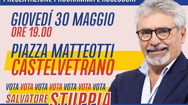 Questa sera Salvatore Stuppia presenterà il programma e gli assessori