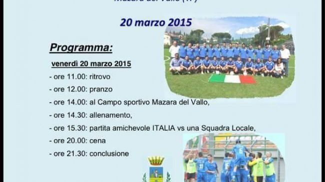 Mazara, il 20 marzo raduno della Nazionale di Calcio della Federazione Sport Sordi