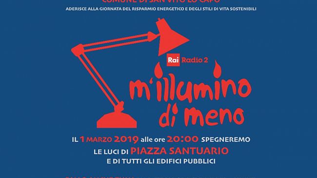 San Vito Lo Capo aderisce a “Mi illumino di meno”