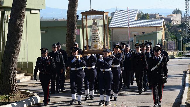 La sacra effige della vergine lauretana alla 135^ Squadriglia Radar Remota di Marsala