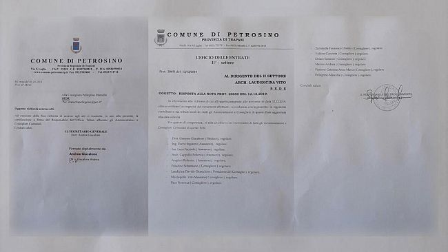 Petrosino: dichiarazione congiunta Laudicina-Ingianni