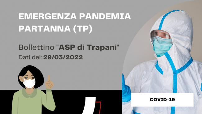 Partanna. Bollettino Asp del 29 marzo 2022