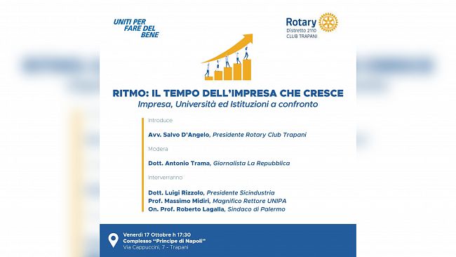 Al Polo Universitario di Trapani il convegno organizzato dal Rotary Club Trapani 