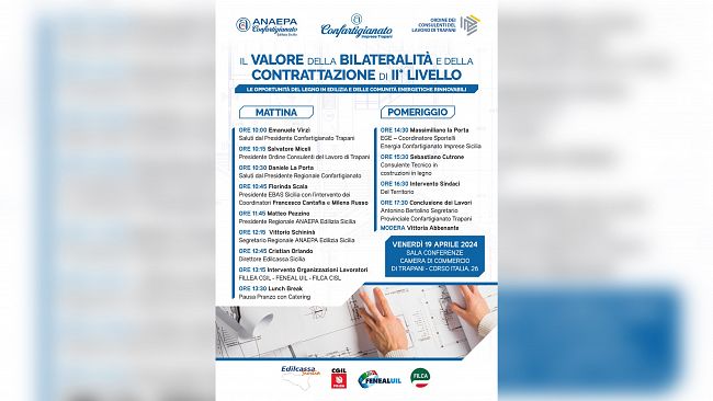 A Trapani il convegno organizzato da Confartigianato Imprese Trapani per imprese e consulenti del lavoro