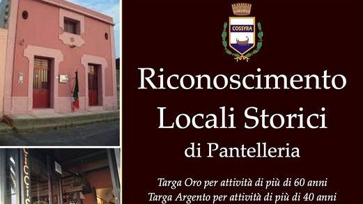 Pantelleria, al via riconoscimento locali storici panteschi