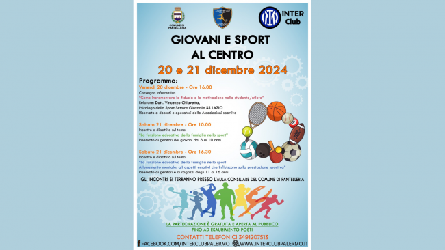 Pantelleria, tutto pronto per il convegno 