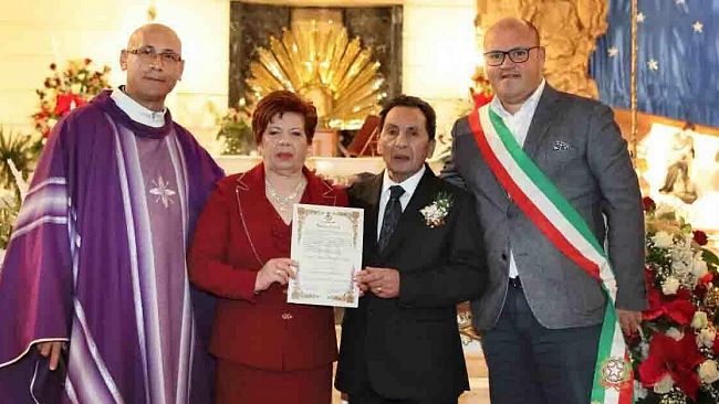 Mazara, 50° anniversario di nozze dei coniugi Ignazio Godino e Maria Rubino