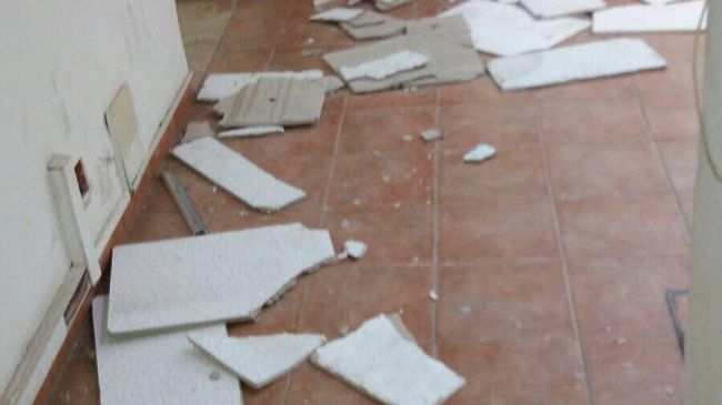 Terremoto lievi danni al comando di Pm