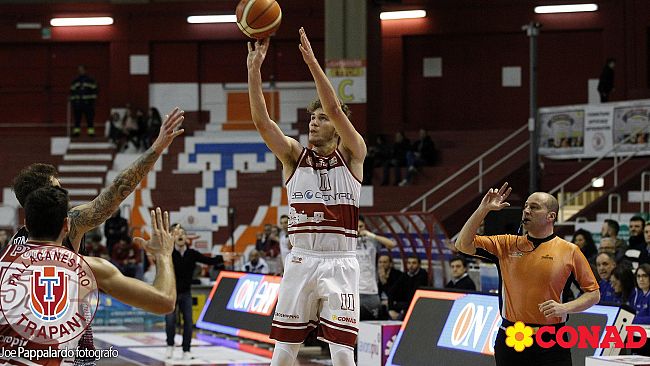 La Pallacanestro Trapani cade contro Rieti