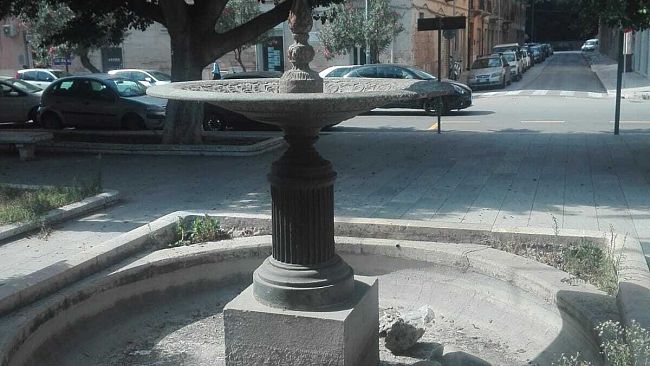 Trapani, interventi alle fontane di Piazza Ciaccio Montalto e Piazza Umberto I