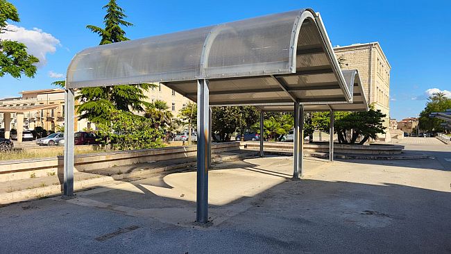 Santa Margherita, completati i lavori per la realizzazione delle pensiline fotovoltaiche in via Cadorna 