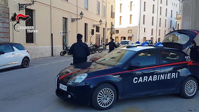 Trapani, controlli dei Carabinieri: denunce e segnalazioni per diversi reati