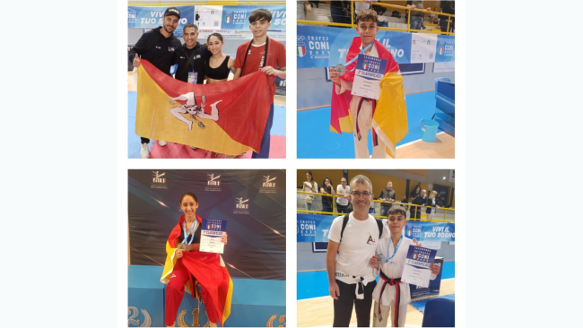 Mazara, ottimi risultati per gli atleti della  ​Fighter Taekwondo al trofeo Coni Nazionale