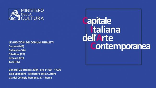 Gibellina, in corso le audizione delle 5 finaliste candidate a diventare Capitale italiana dell’Arte contemporanea 2026