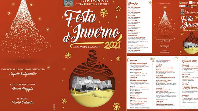 “Festa d’Inverno” il programma di manifestazioni natalizie a Partanna