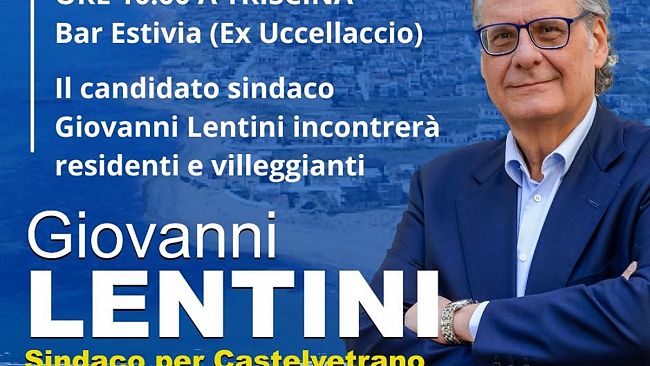 L'avvocato Giovanni Lentini incontrerà domani i residenti di Triscina 