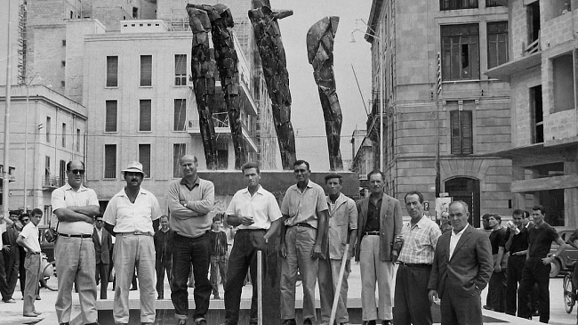 Al via il restauro della scultura-fontana di Consagra di piazza Mokarta