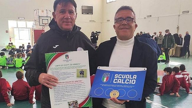 Riconoscimento per la Scuola calcio Aurora Mazara