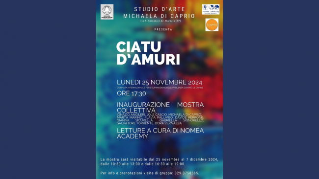 Marsala, il 25 novembre inugurazione della mostra 