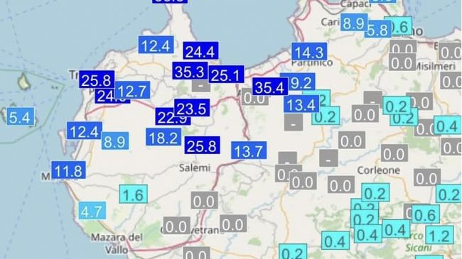 ​“Trapani resiste alla violenta ‘Squall line’ con 25,8 mm di piovosità”