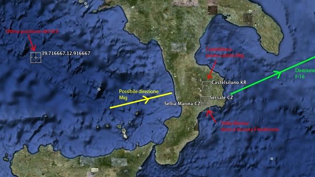 Strage Ustica, un militare Usa rivela: “quella sera ci fu un attacco a Mig libici”