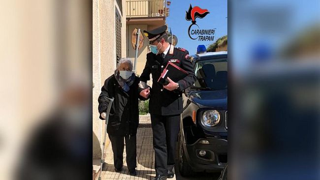 Emergenza Covid-19: i Carabinieri consegnano le pensioni anche a Partanna e Mazara del Vallo