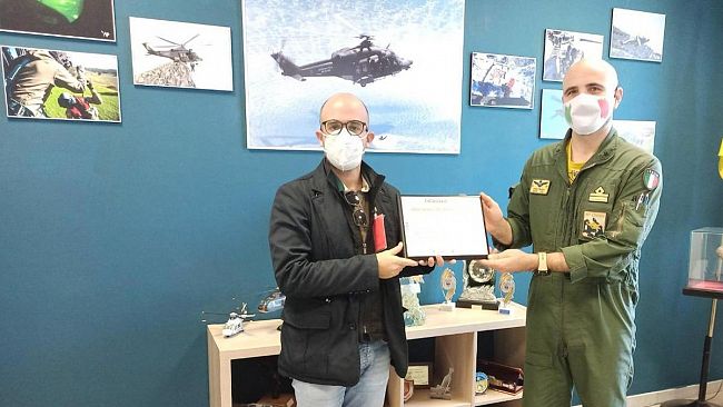 Rescue Day 2020, consegnato attestato di benemerenza all’82° Centro C.S.A.R.