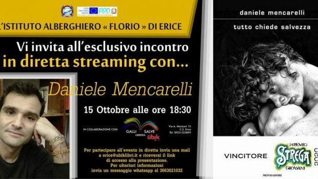 Al via “Incontro con l’autore”, rassegna letteraria dell’istituto alberghiero “Florio” di Erice