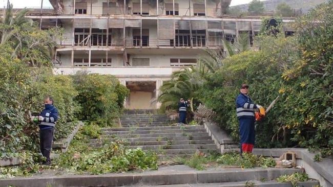 Erice, Musumeci fa sul serio: operai al lavoro presso l’ex ospedale “La Russa”