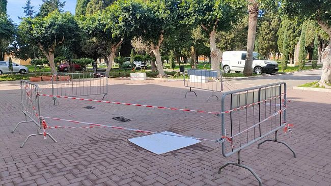  Mazara, cimitero comunale, ancora chiuso l’ingresso principale 