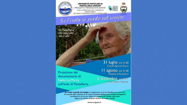 Pantelleria, al via le proiezioni del documentario 