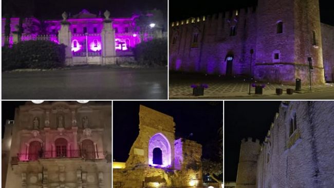 La provincia di Trapani si tinge di viola per la Giornata Internazionale dell’Epilessia